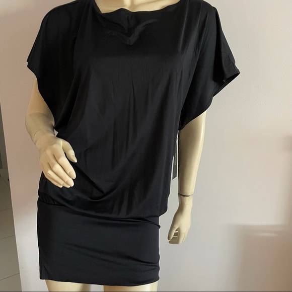 Dkny Other - DKNY black swimsuit drop waist coverup tunic dress